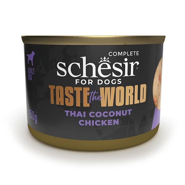 Корм для собак Schesir Taste the World Chicken Thai Coconut, Курка по-тайськи 150г