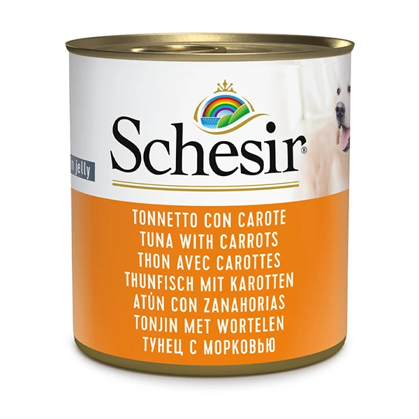 Корм для собак Schesir Tuna With Carrots, Тунець з морквою 285г