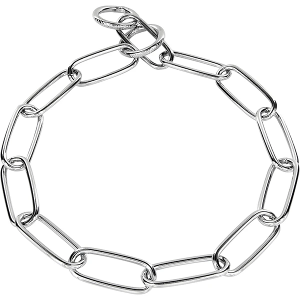 Нашийник для собак Sprenger Collar Extra Long Link, хромована сталь, 4 мм, 80 см