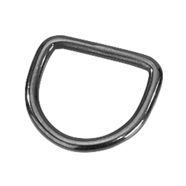 Кільце для нашийника собак Sprenger D-Ring, воронована сталь, 25 мм х 4 мм