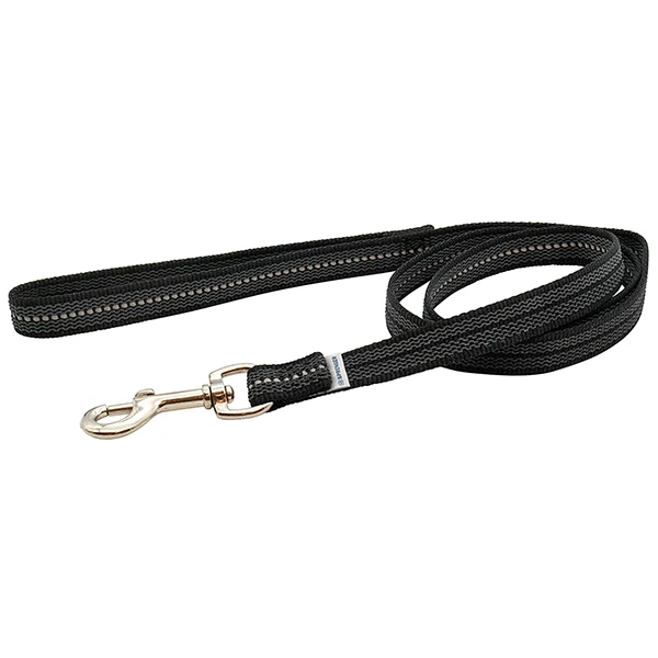 Поводок для собак Sprenger Rubberized Leash with Handle, черный