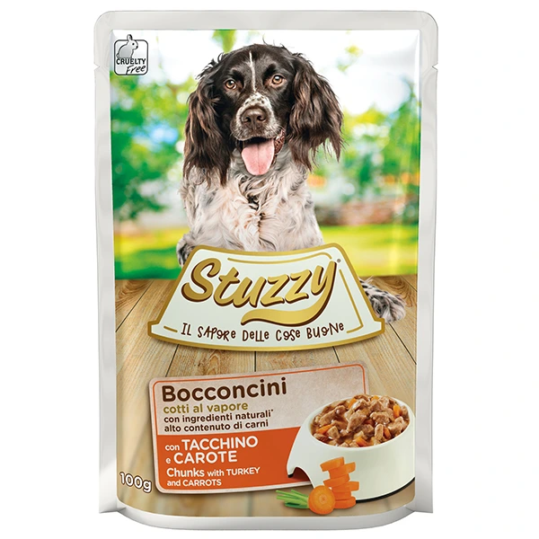 Корм для собак Stuzzy Dog Turkey Carrot, Індичка Морква в соусі 100г