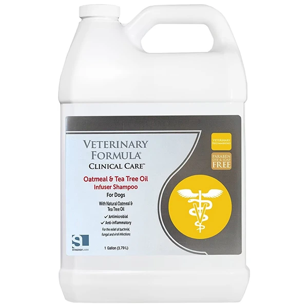 Шампунь для собак Veterinary Formula Clinical Care Oatmeal&Tea Tree Oil, зволожувальний, антибактеріальний, протизапальний