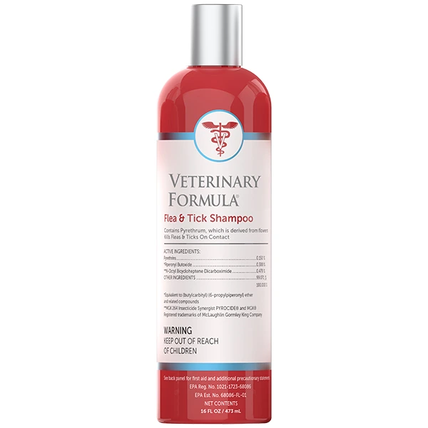 Шампунь від бліх і кліщів для собак і котів Veterinary Formula Clinical Care Flea&Tick