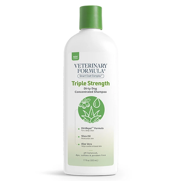 Шампунь для собак і котів Veterinary Formula Smart Coat Complex Triple Strength, брудовідштовхувальний
