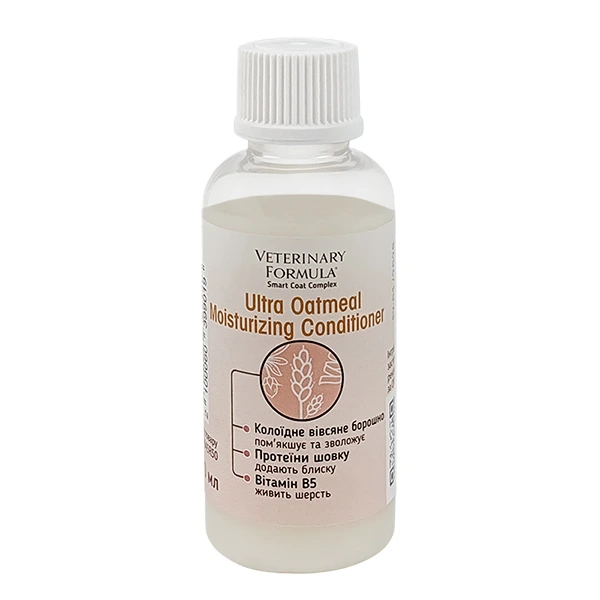 Кондиціонер для собак та котів Veterinary Formula SCC Ultra Oatmeal Moisturizing Conditioner, Ультразволоження