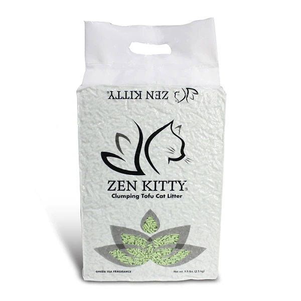 Наповнювач для котячого туалету Zen Kitty Clumping Tofu, Зелений чай