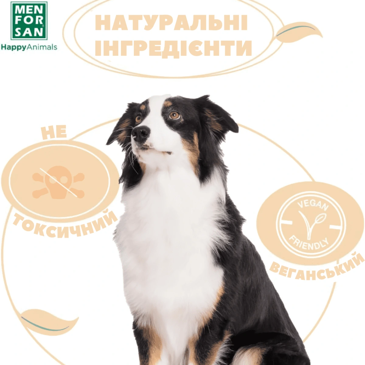 Шампунь для собак MENFORSAN, з маслом макадамії