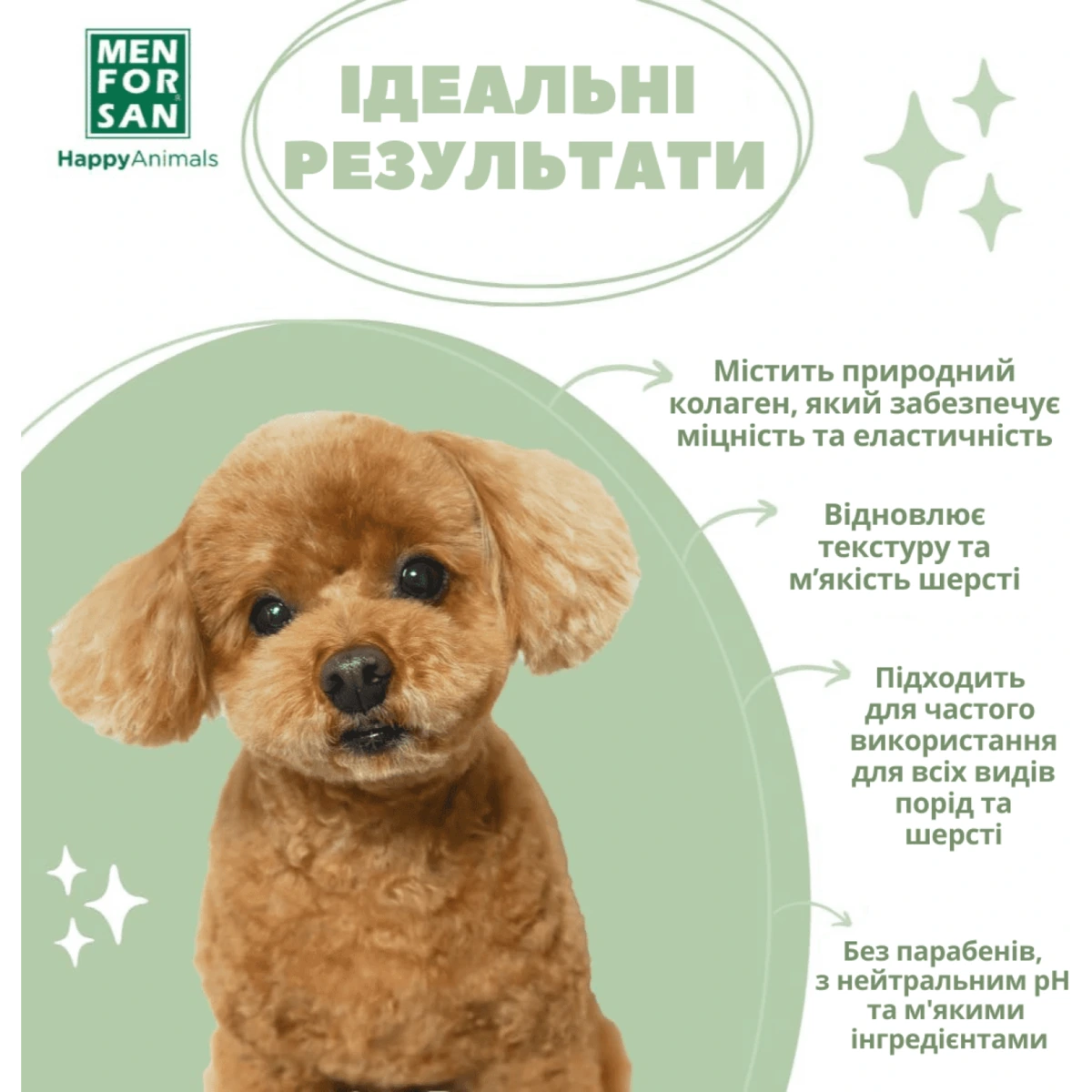Шампунь для собак MENFORSAN, Зволожуючий