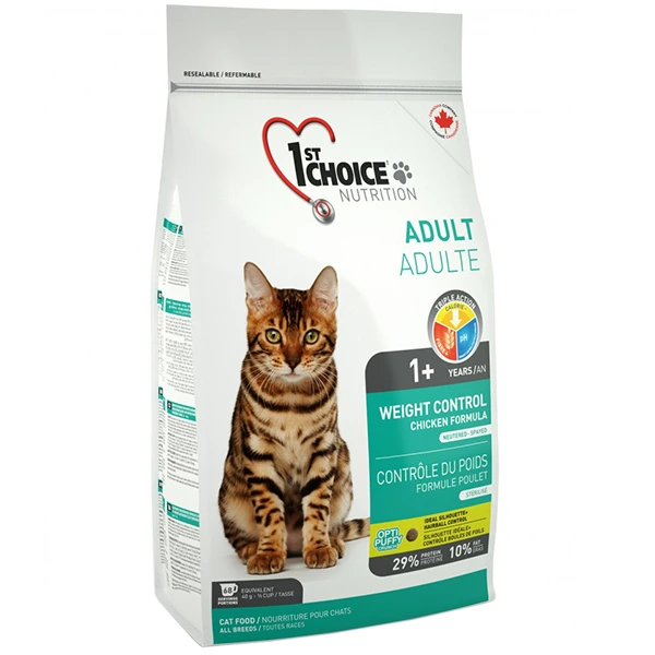 Корм для котів 1st Choice Adult Weight Control, 5.44 кг