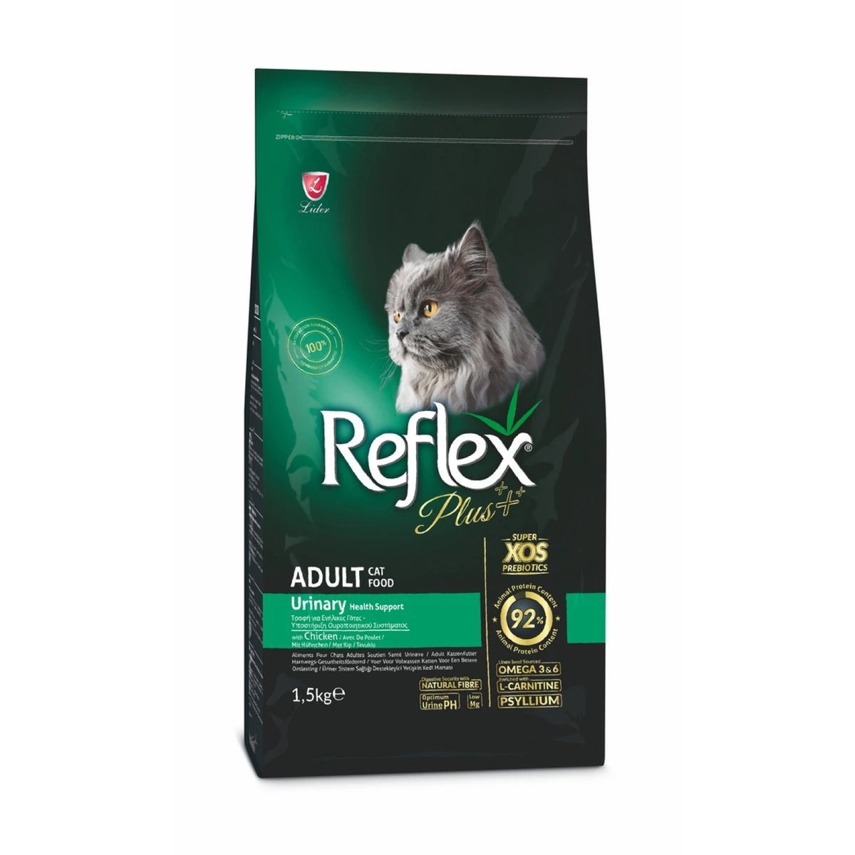 Корм для котів Reflex Plus Урінарі, 15 кг