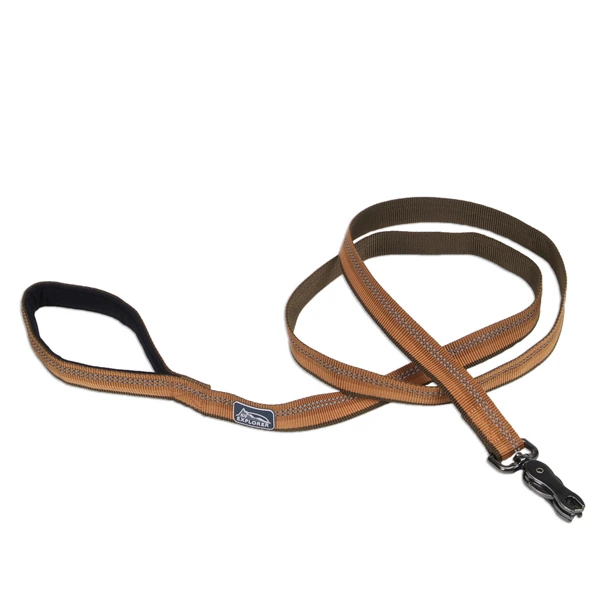 Светоотражающий поводок для собак Coastal K9 Explorer Leash, Пламя, 2.5смХ1.8м