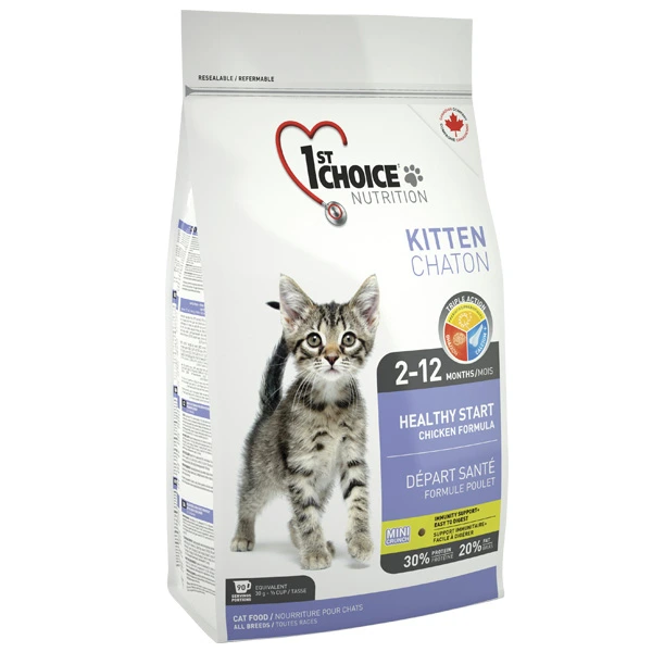 Корм для кошенят 1st Choice Kitten Healthy Start, Курка, 10 кг
