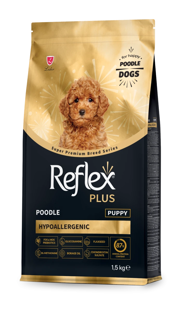 Корм для цуценят Reflex Plus, Пудель, 1,5 кг