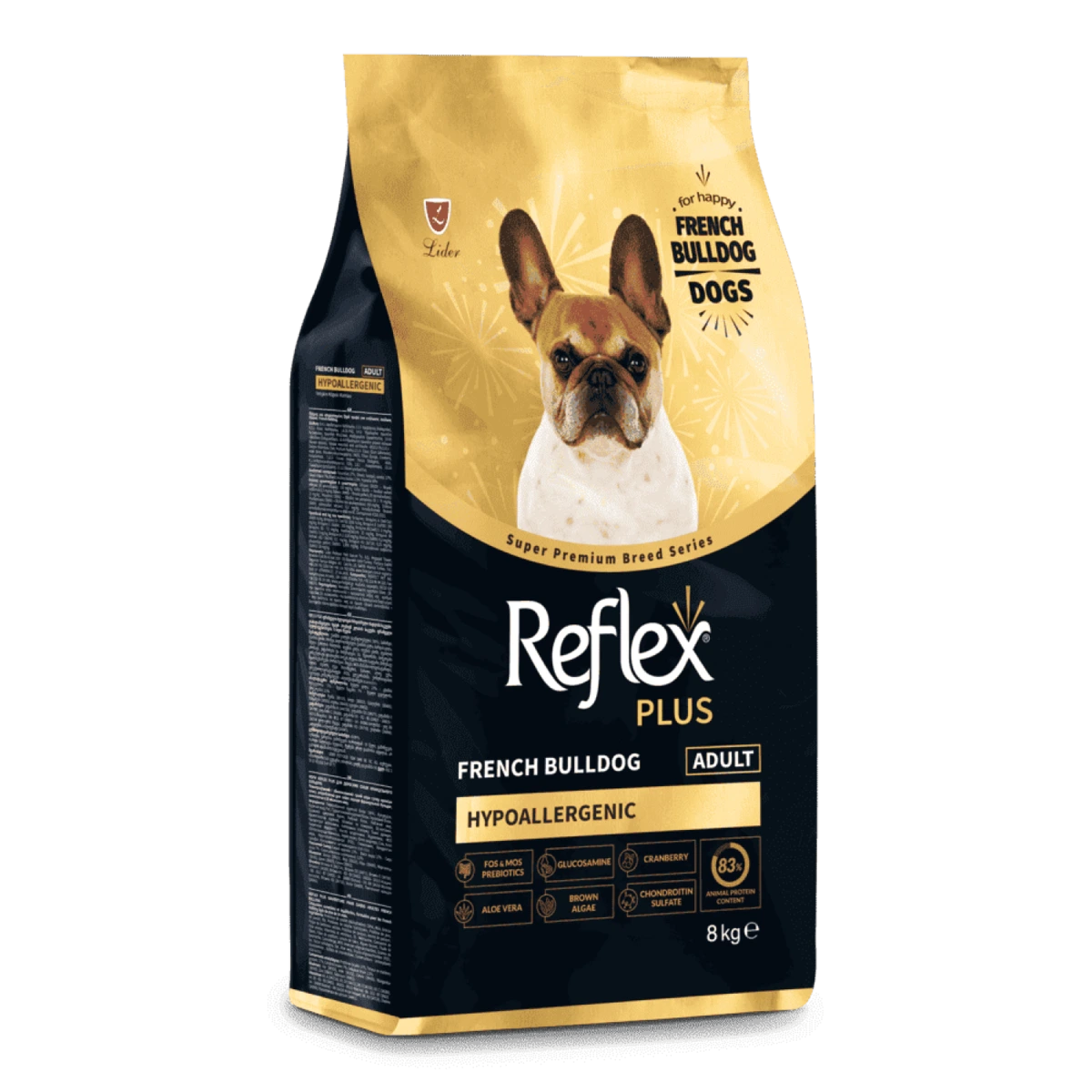 Сухий корм для собак Reflex Plus, Французький бульдог, 8 кг