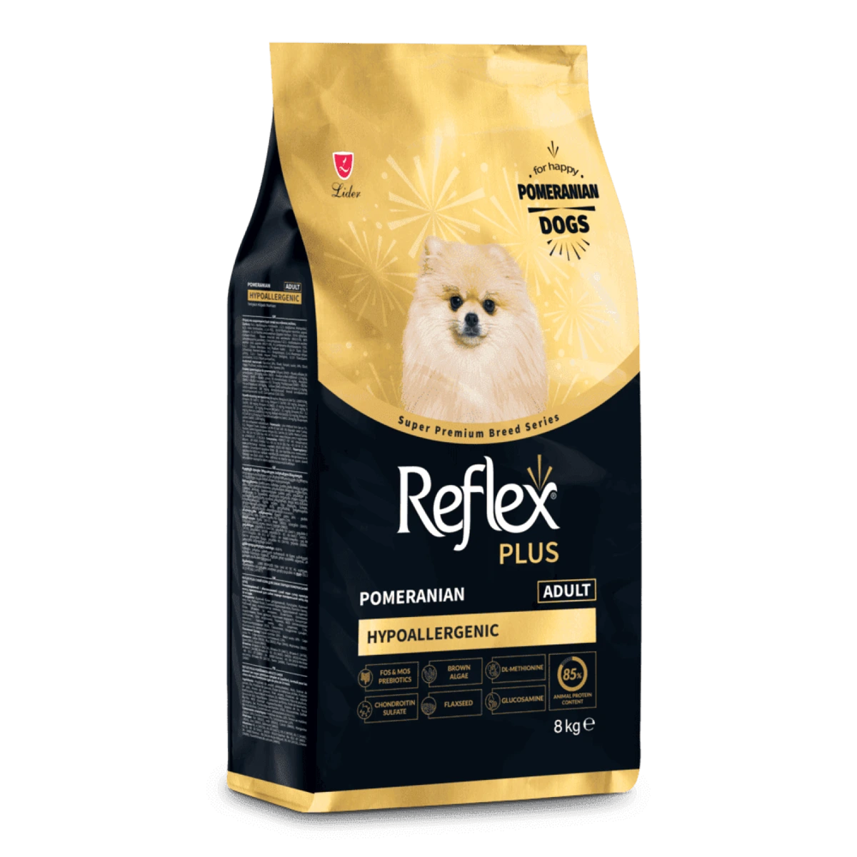 Сухий корм для собак Reflex Plus, Померанський шпіц, 8 кг