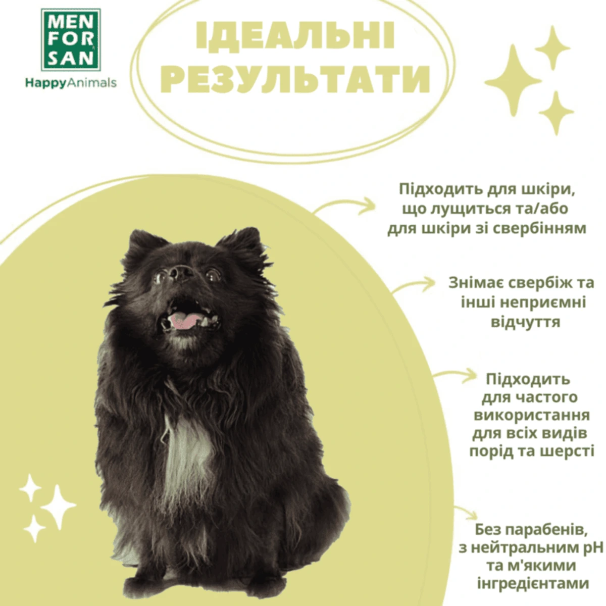 Шампунь для собак MENFORSAN, з маслом чайного дерева