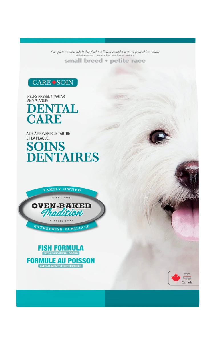 Корм для собак Oven-Baked Tradition Dental Care, для дорослих, малих порід, з рибою, 1,81 кг