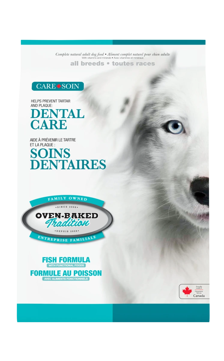 Корм для собак Oven-Baked Tradition Dental Care, для дорослих, з рибою, 9,07 кг