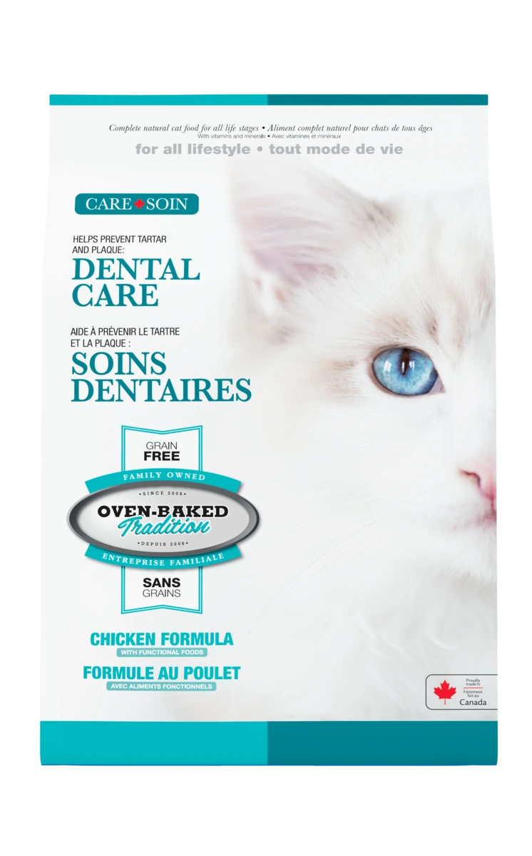 Корм для котів Oven-Baked Tradition Dental Care, беззерновий, з куркою, 4.54 кг