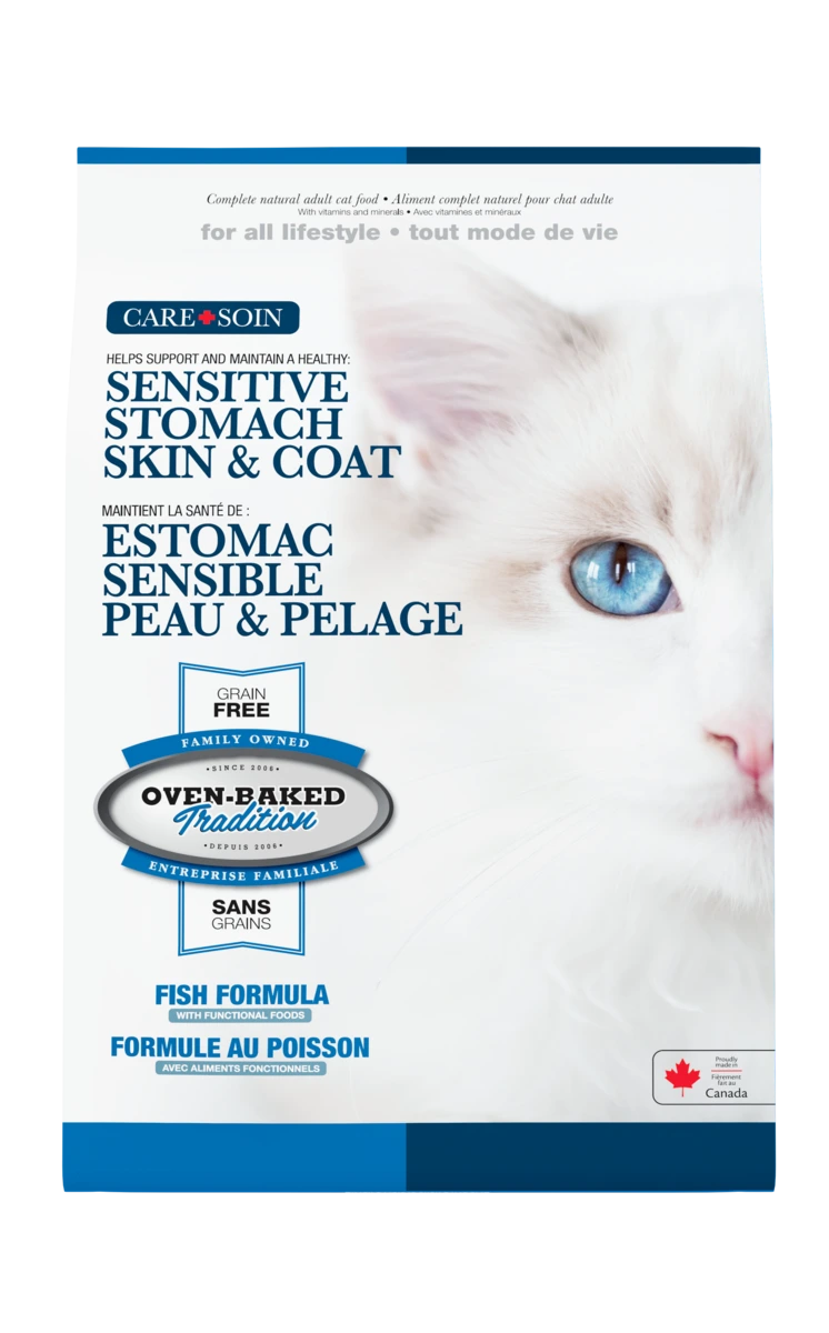Корм для котів Oven-Baked Tradition Skin & Stomach, беззерновий, з рибою, 2.27 кг