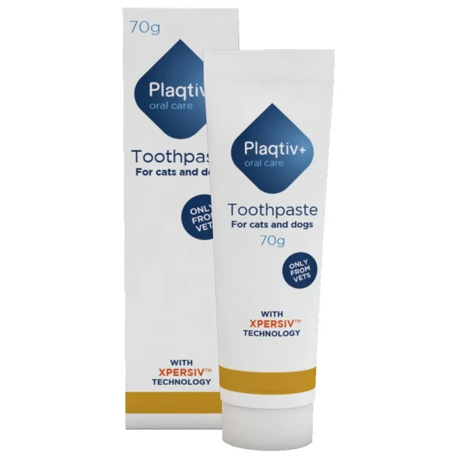 Зубна паста для гігієни ротової порожнини котів та собак Plaqtiv+ Toothpaste 70 гр