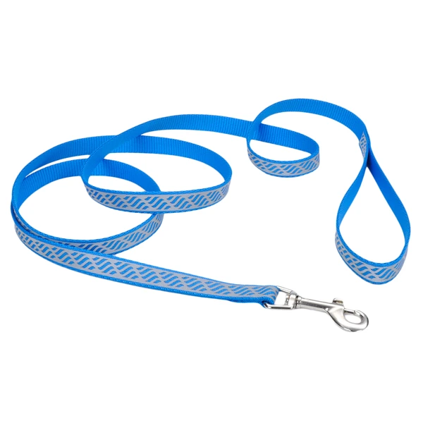 Повідець для собак Coastal Lazer Brite Reflective Leash, Блакитна хвиля