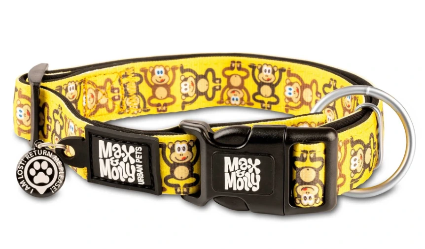 Нашийник для собак Мавпенята Smart ID Collar - Monkey Maniac/S