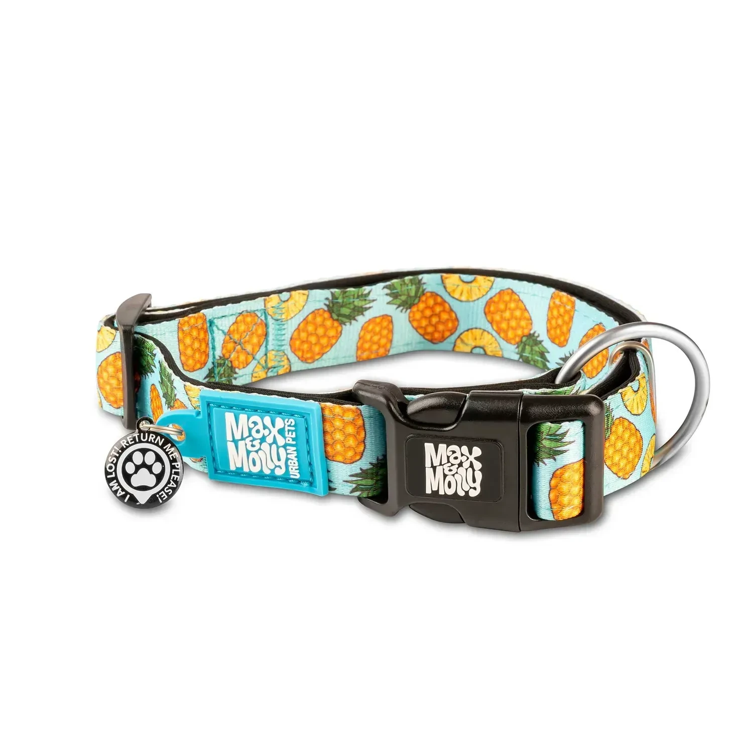 Нашийник для собак Солодкий ананас Smart ID Collar - Sweet Pineapple/M