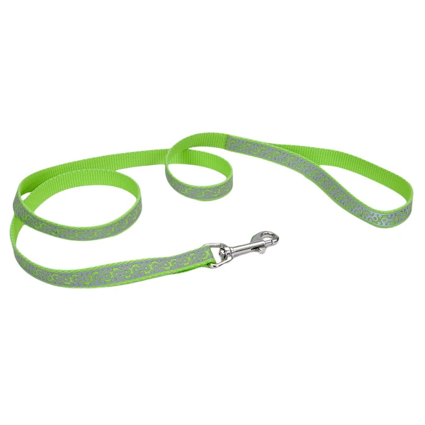 Повідець для собак Coastal Lazer Brite Reflective Leash, Лайм