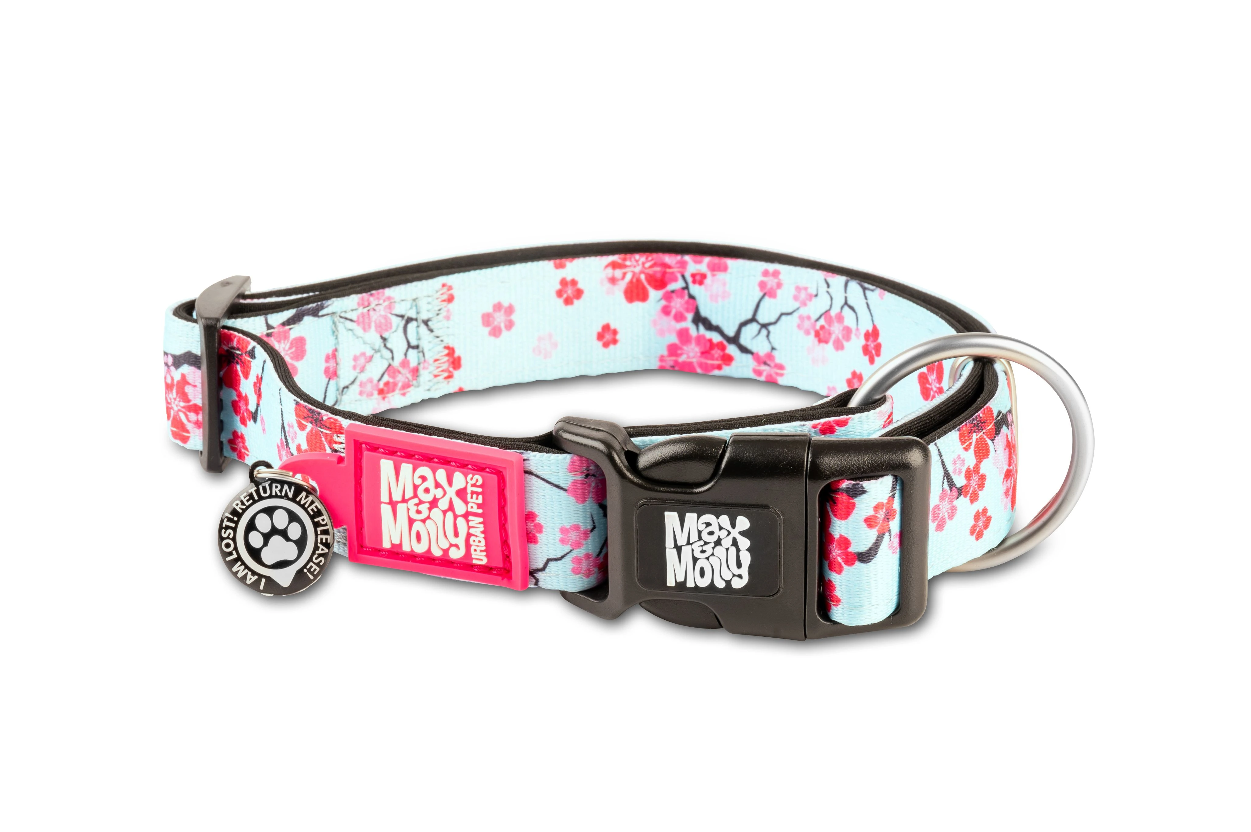 Нашийник для собак Smart ID Collar - Cherry Bloom/L