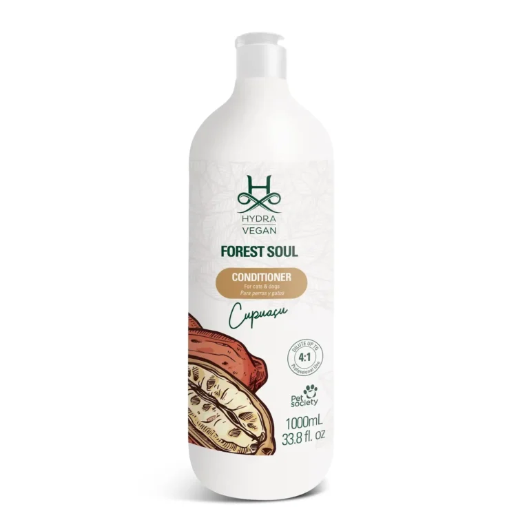 Кондиціонер для шерсті Hydra Vegan Forest Soul Conditioner, зволожуючий та живильний з купуасу, 1л