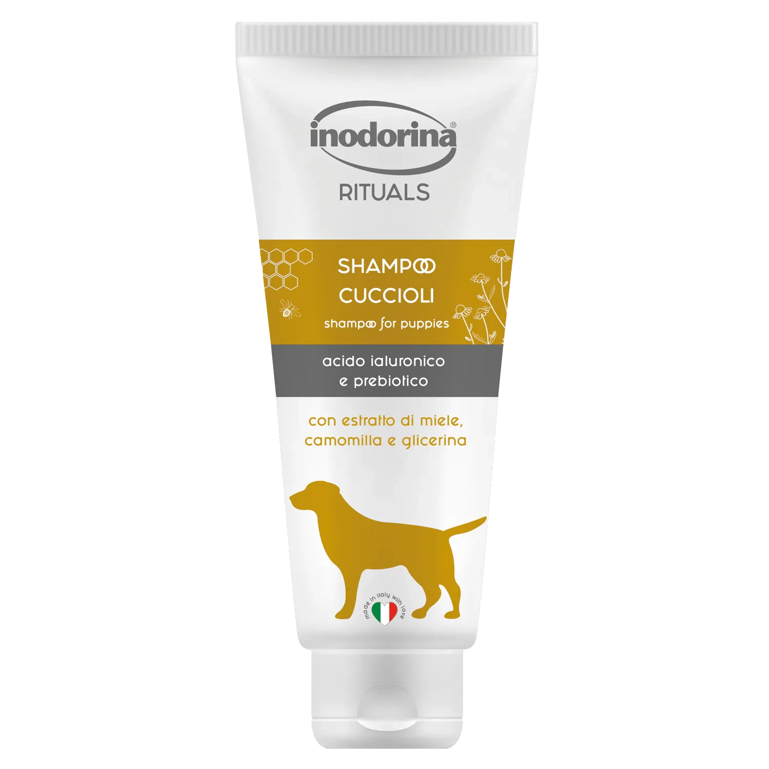 Шампунь для собак Inodorina Rituals Shampoo Puppy, з медом та ромашкою