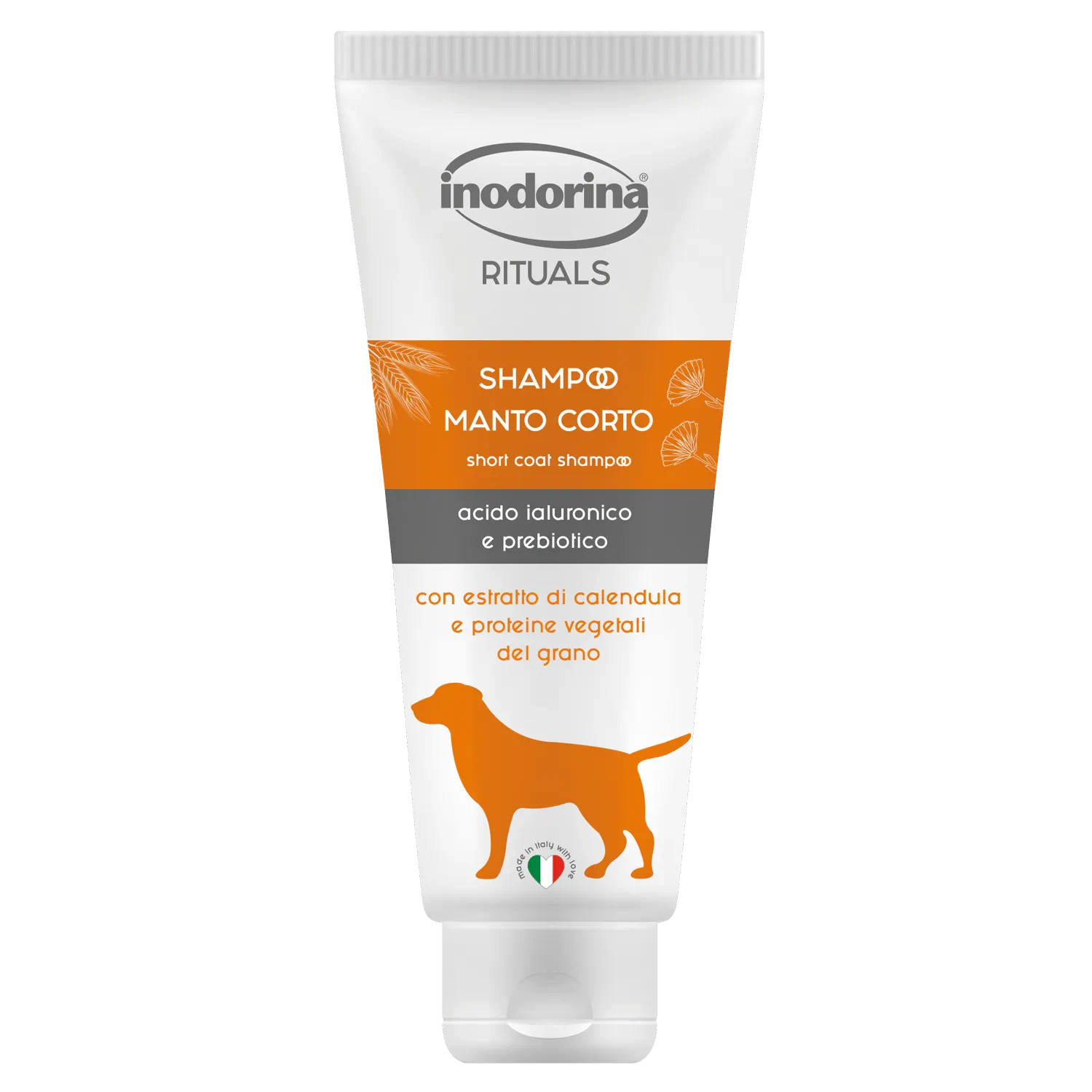 Шампунь для собак Inodorina Rituals Shampoo Short Coat, з календулою