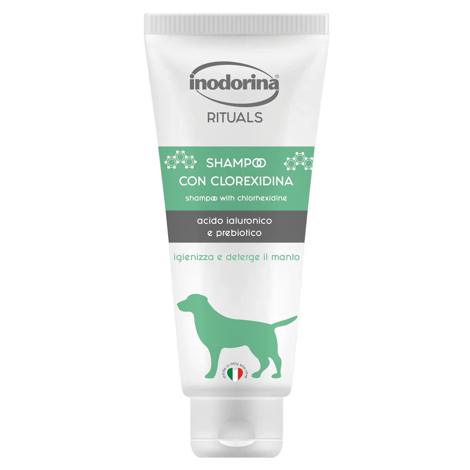 Шампунь для собак Inodorina Rituals Shampoo With Chlorhexidine, для всіх порід