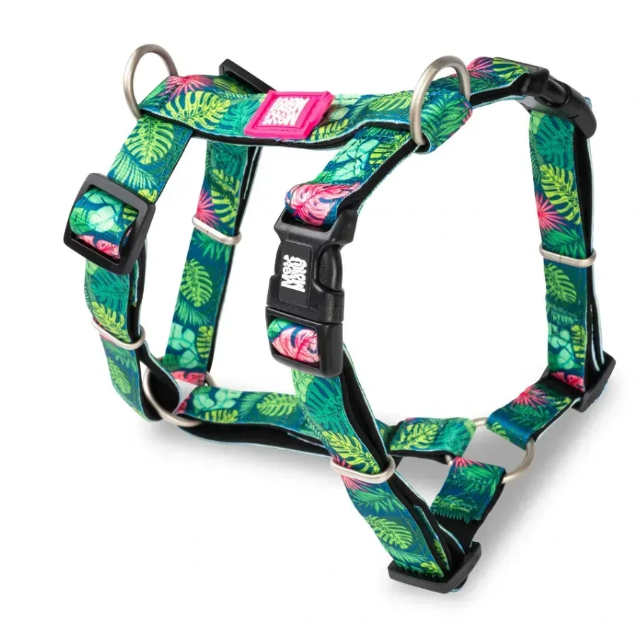 Шлея для собак Max & Molly H-Harness, Тропік, розмір M