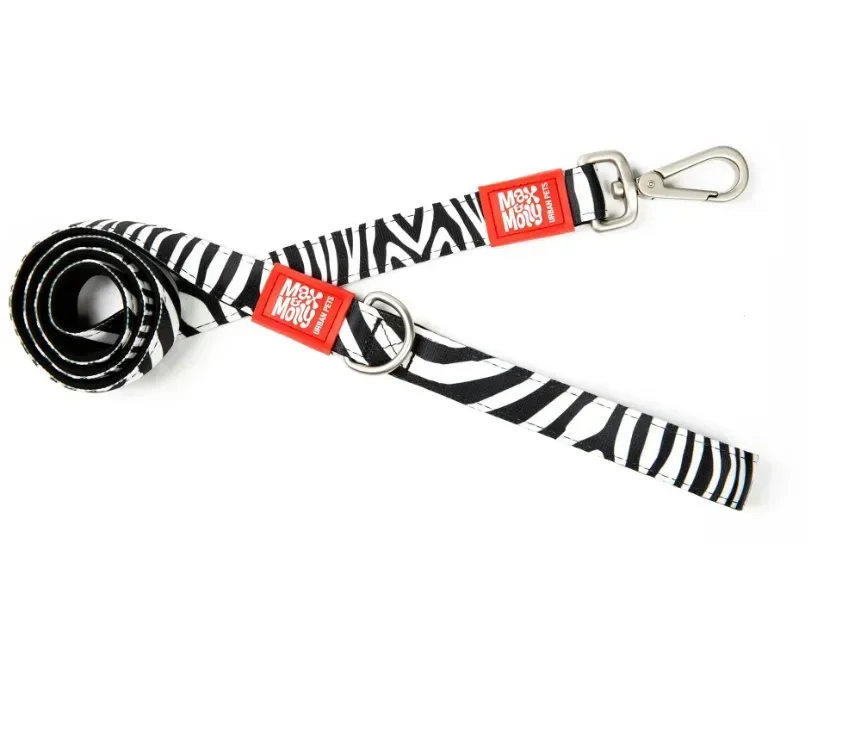 Повідець для собак Max & Molly Short Leash, Зебра, L