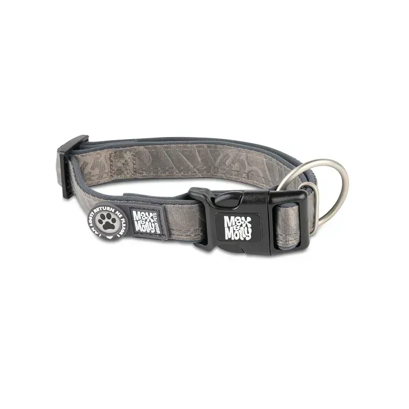 Нашийник для собак Max & Molly Smart ID Collar Matrix 2.0, Кам'яний, L