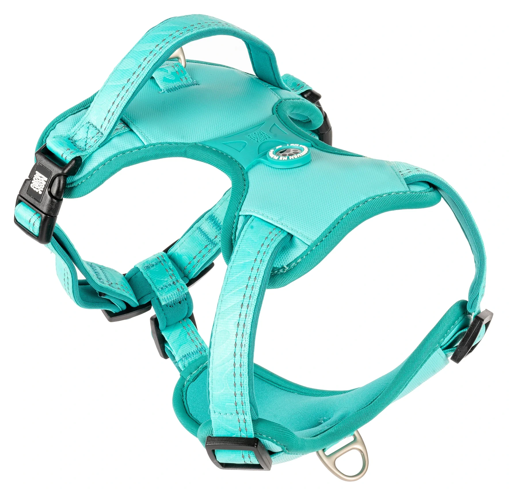 Шлея для собак Max & Molly Sport Harness Matrix 2.0, Бірюзова, XL