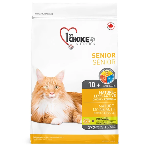 Корм для котів 1st Choice Senior Mature Less Aktiv, 5.44 кг