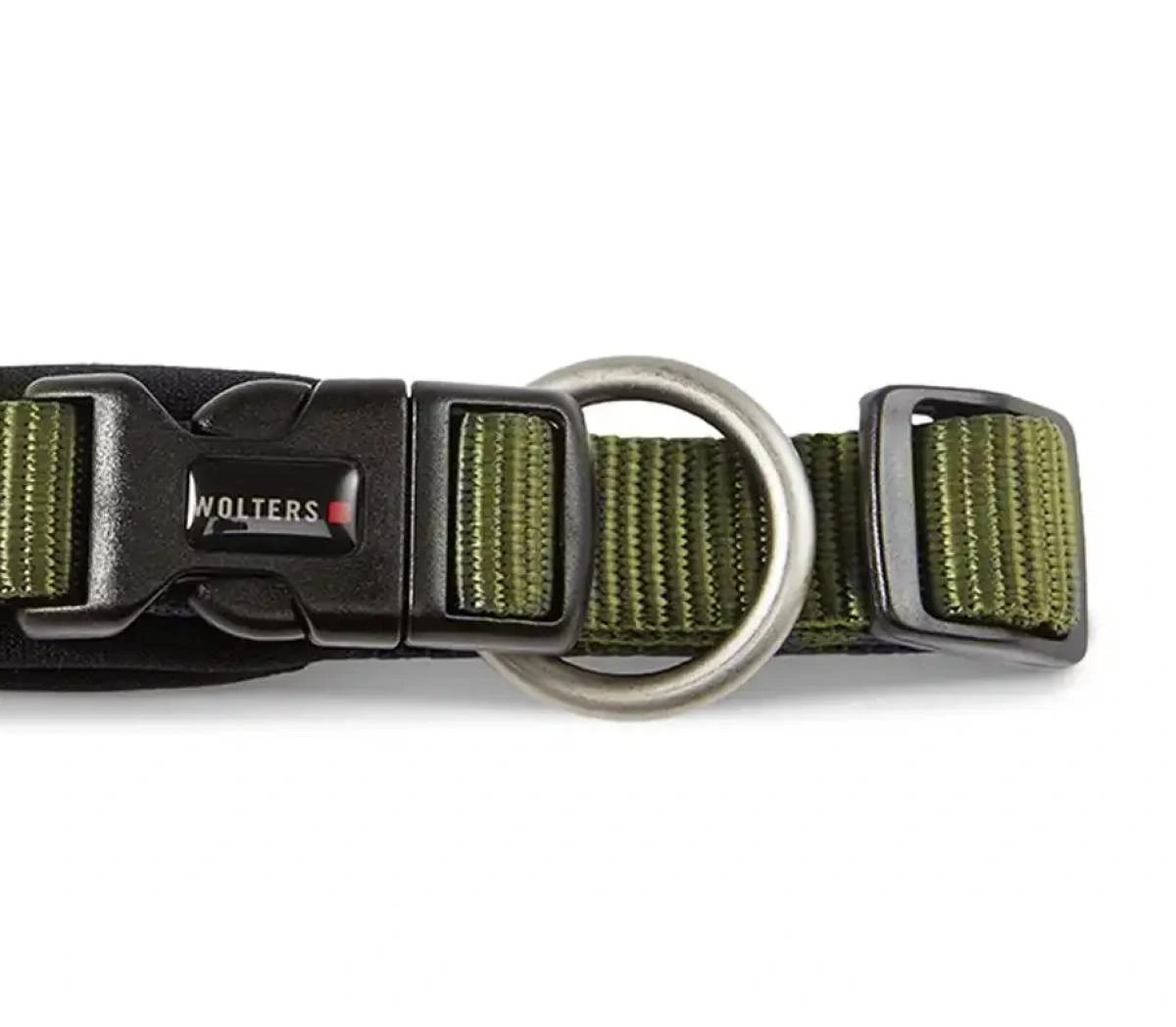 Нашийник для собак пом'якшений Wolters Professional Comfort 11 70-80 см / 45 мм Оливковий