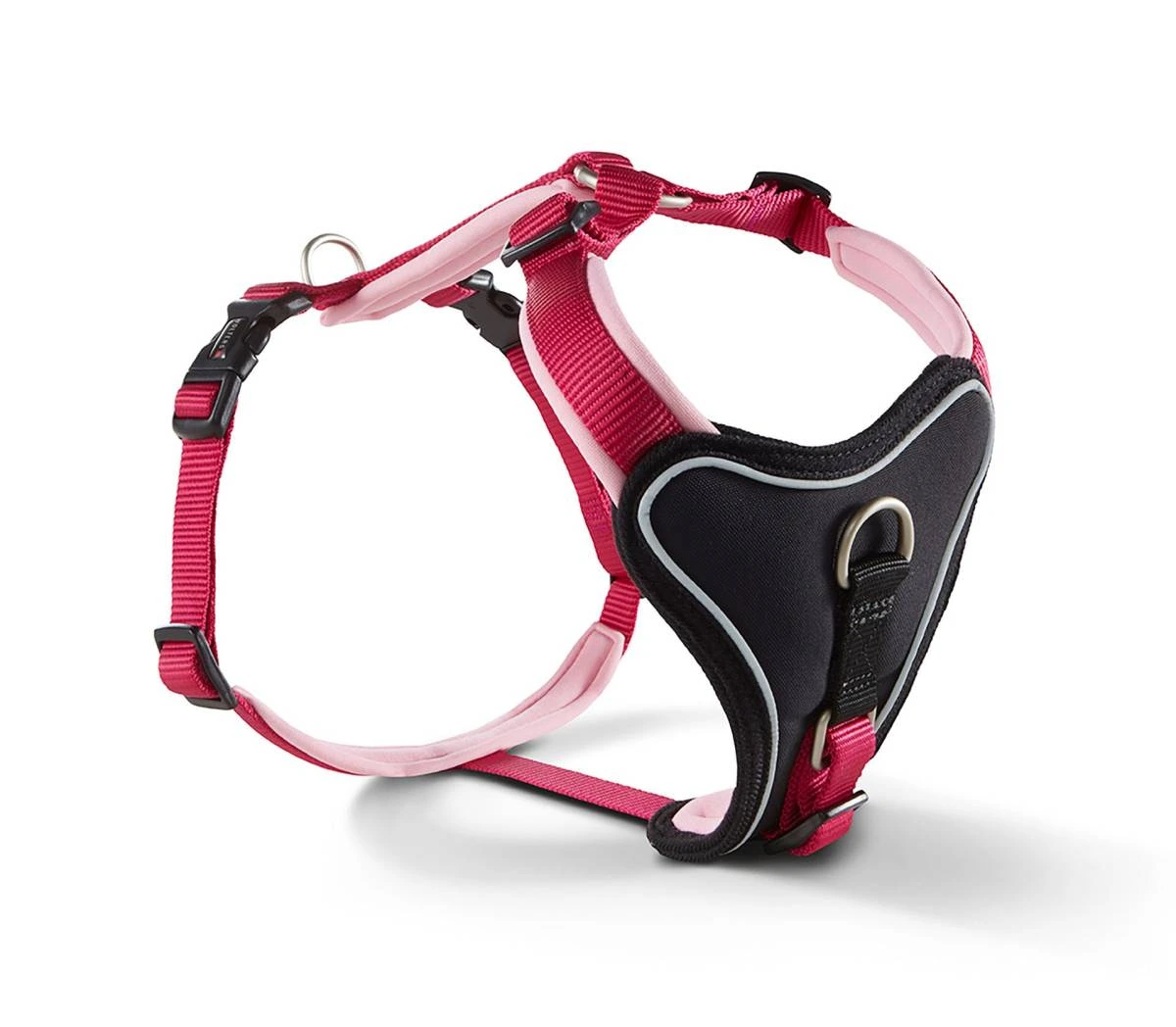 Шлейка для собак пом'якшена Wolters Professional Comfort 2 40-45 см / 25 мм Малиновий