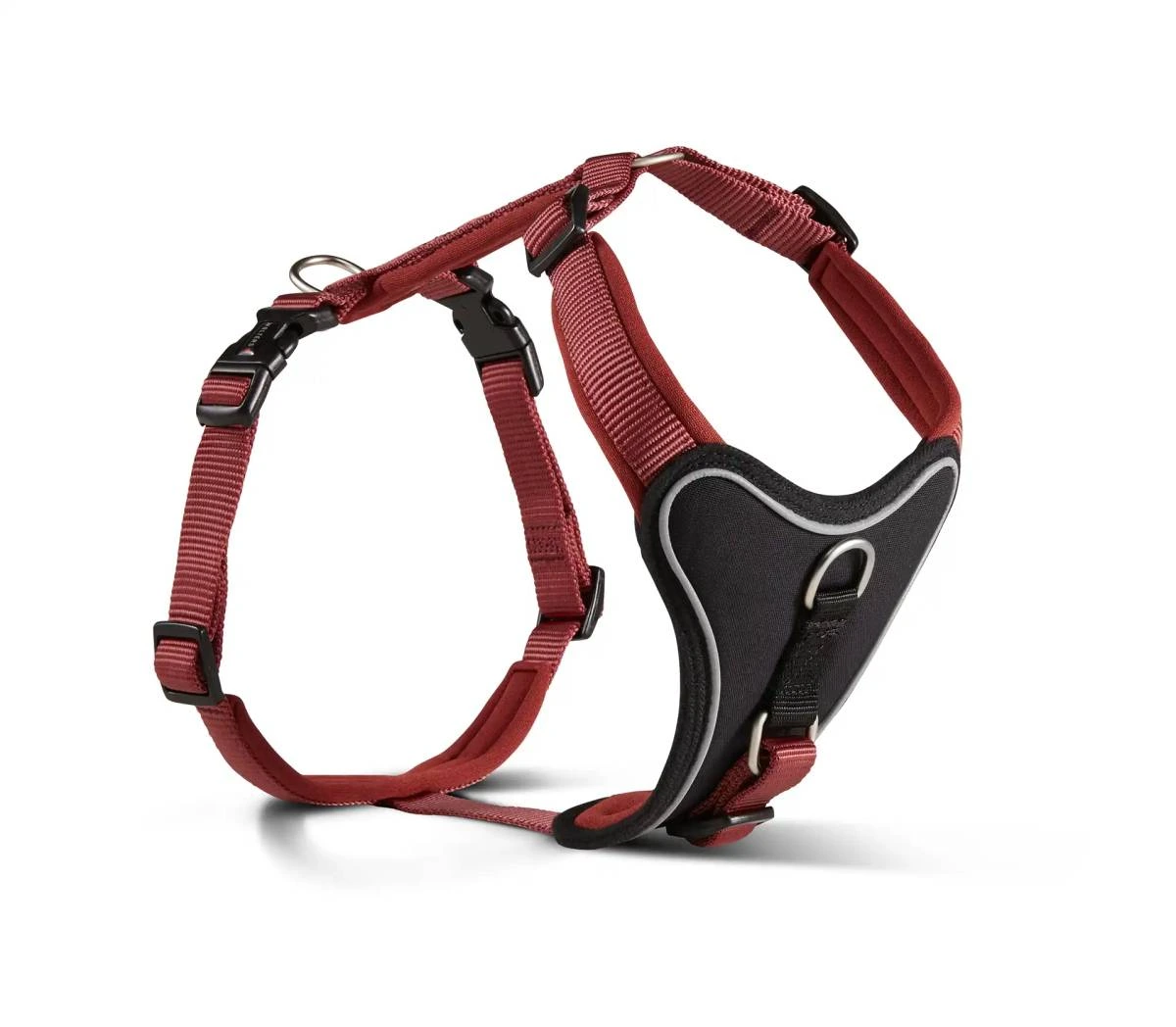 Шлейка для собак пом'якшена Wolters Professional Comfort 5 70-85 см / 35 мм Бордовий