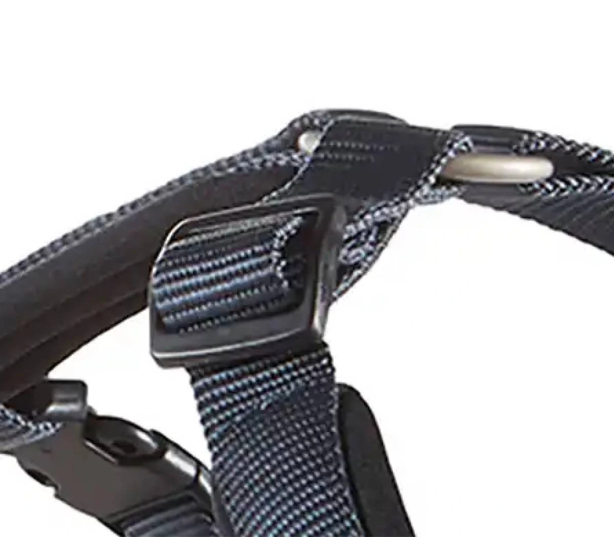 Шлейка для собак пом'якшена Wolters Professional Comfort 7 90-110 см / 35 мм Графітовий