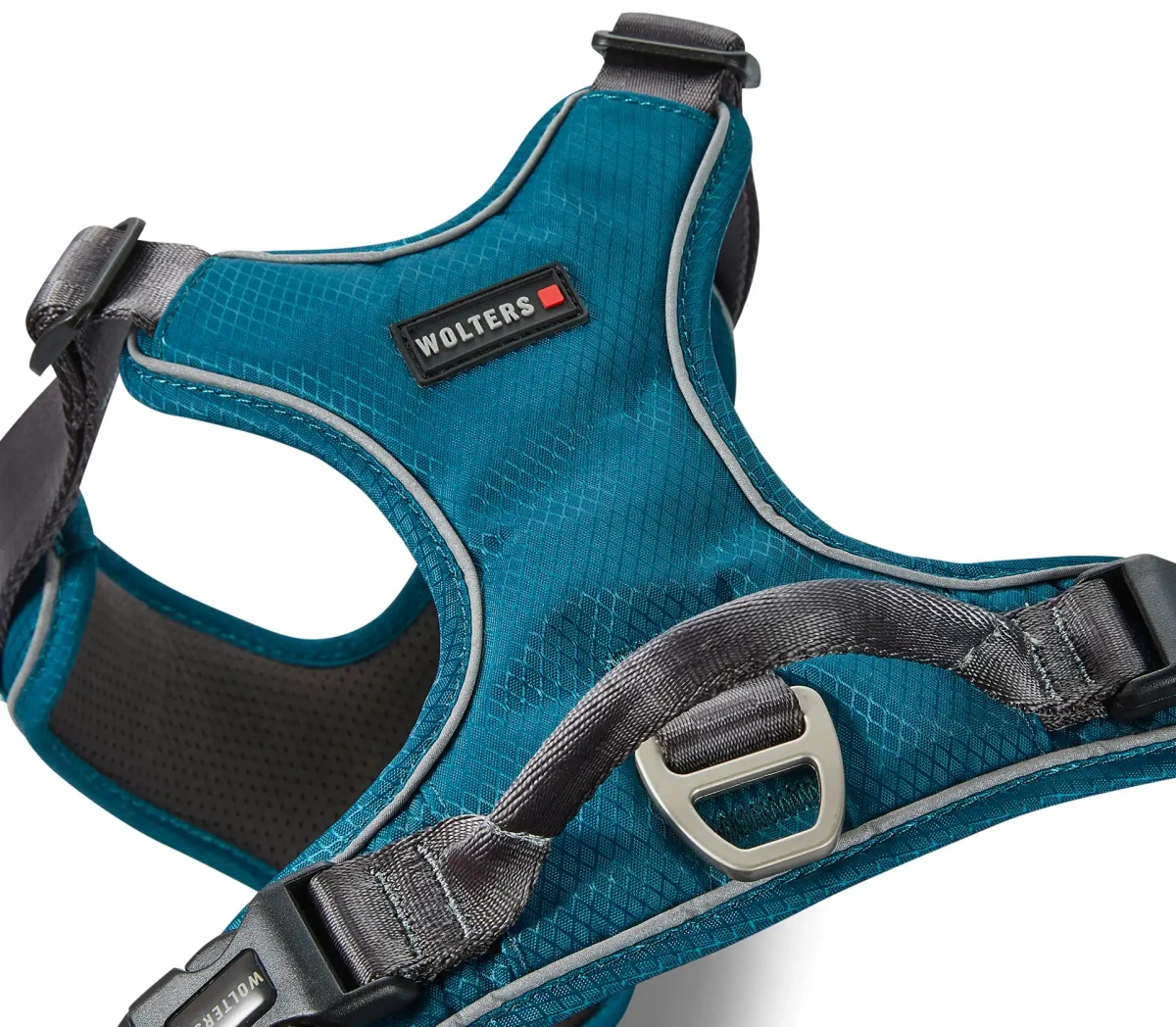 Шлейка для собак пом'якшена з ручкою Wolters Active Pro Comfort 7 80-95 см Синій