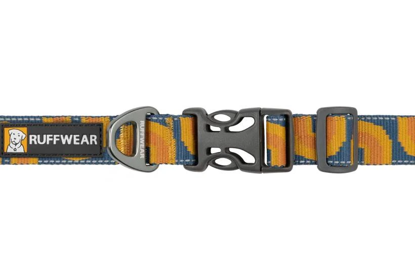 Світловідбиваючий нашийник для собаки Ruffwear Crag™ 28-36 см Оранжево-синій