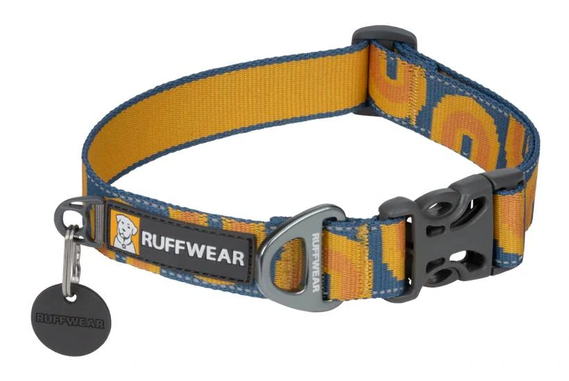 Світловідбиваючий нашийник для собаки Ruffwear Crag™ 51-66 см Оранжево-синій