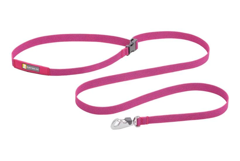 Полегшений повідець-перестібка для собак Ruffwear Flagline™ Малиновий