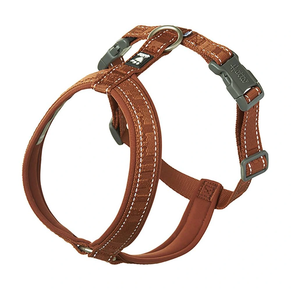 Анатомічна шлейка для собак Hurtta Casual Y-harness 80-90 Коричневий