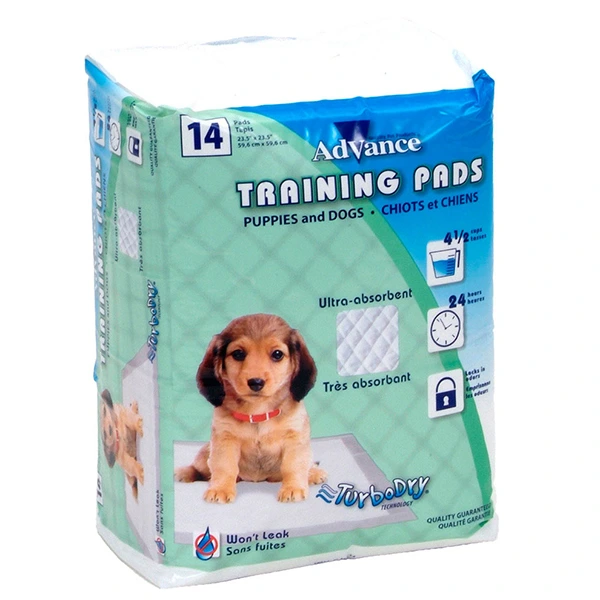 Пелюшка для собак Advance Dog Training Pads, суперабсорбент з індикацією, 59,6 х 59,6 см